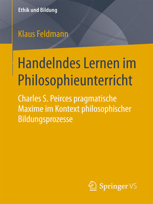 cover image of Handelndes Lernen im Philosophieunterricht